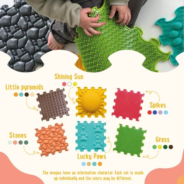 Compus din 6 piese de tip puzzle