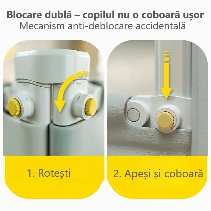 Detaliu prindere bariera pat